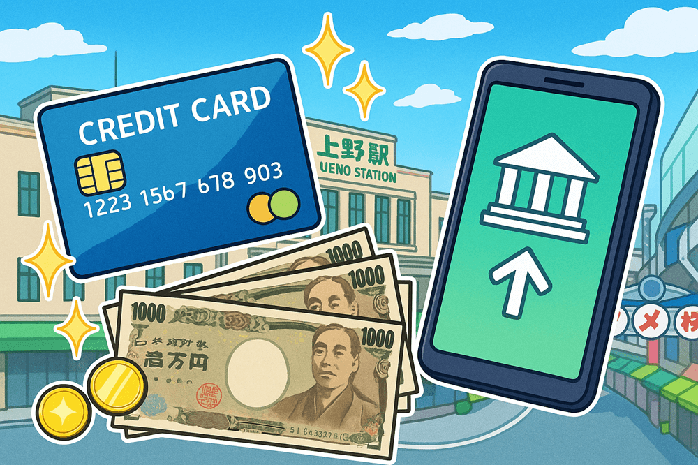 上野(東京)でクレジットカード現金化するならココ!安全な業者とおすすめの方法を解説